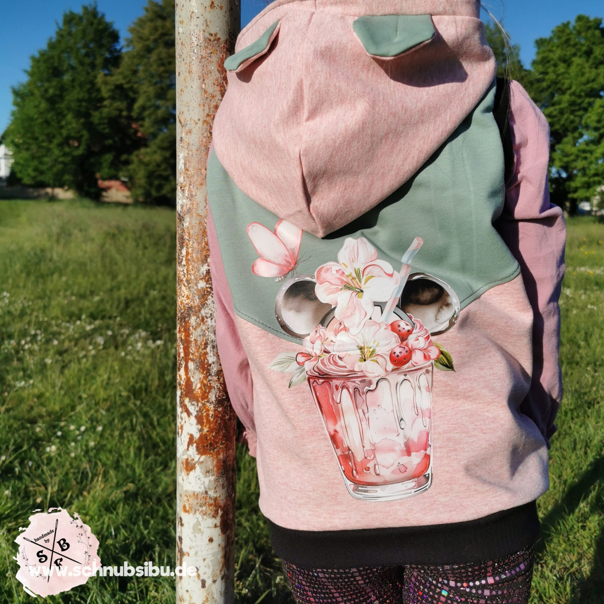 Bügelbild Milkshake